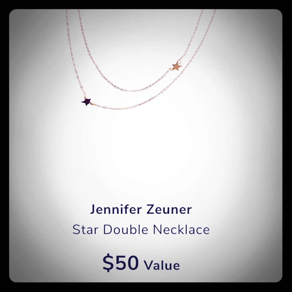 Jennifer Zeuner Star Double Necklace